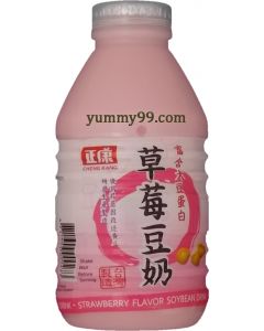 Cheng Kang Soybean Drink - Strawberry (330ml)