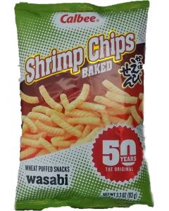Calbee Shrimp Chips - Wasabi (93g)