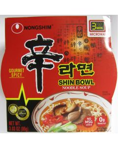 Nongshim Shin Bowl Noodle Soup (86g)