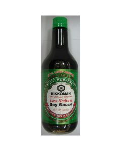 Kikkoman Soy Sauce - Less Sodium (591ml)