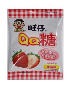 Wang Zai QQ Candy - Strawberry (23g)