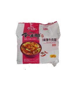 Jin Mai Lang Instant Noodle - Hot Beef (5x111g)